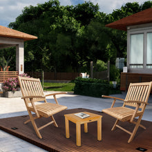Load image into Gallery viewer, Teak Wood Santa Monica Outdoor End Table, Large
