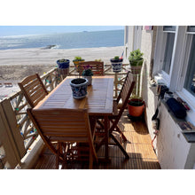 Load image into Gallery viewer, Teak Wood Oceanview Folding Outdoor Barstool