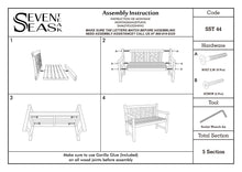 Load image into Gallery viewer, Teak Wood Saint Thomas Outdoor Bench, 4 Foot