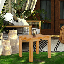 Load image into Gallery viewer, Teak Wood Santa Monica Outdoor End Table, Large