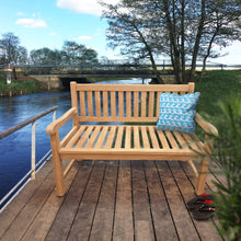 Load image into Gallery viewer, Teak Wood Santiago Outdoor Bench, 4 Foot