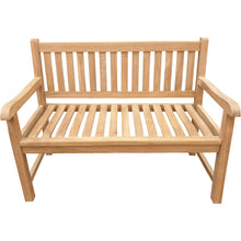 Load image into Gallery viewer, Teak Wood Santiago Outdoor Bench, 4 Foot