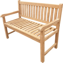 Load image into Gallery viewer, Teak Wood Santiago Outdoor Bench, 4 Foot