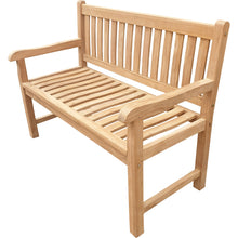Load image into Gallery viewer, Teak Wood Santiago Outdoor Bench, 4 Foot