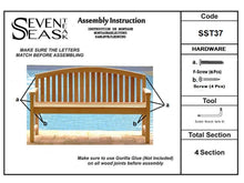 Load image into Gallery viewer, Teak Wood San Jose Outdoor Bench, 4 Foot