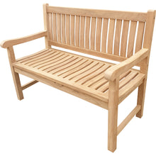 Load image into Gallery viewer, Teak Wood San Juan Outdoor Bench, 4 Foot
