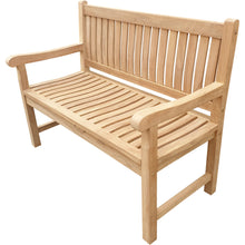 Load image into Gallery viewer, Teak Wood San Juan Outdoor Bench, 4 Foot