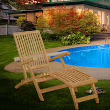 Load image into Gallery viewer, Teak Wood Acapulco Outdoor Steamer Chair