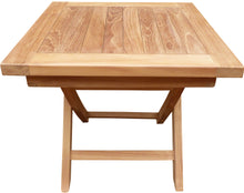 Load image into Gallery viewer, Teak Wood Carmel Bathroom Side Table