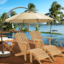 Load image into Gallery viewer, Teak Wood Seven Seas Adirondack Chair with Pull-Away Footstool