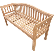 Load image into Gallery viewer, Teak Wood Oklahoma Outdoor Patio Bench, 5 Foot