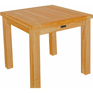 Teak Wood Covelo Side Table for Home Gym, Yoga Studio or Exercise Room