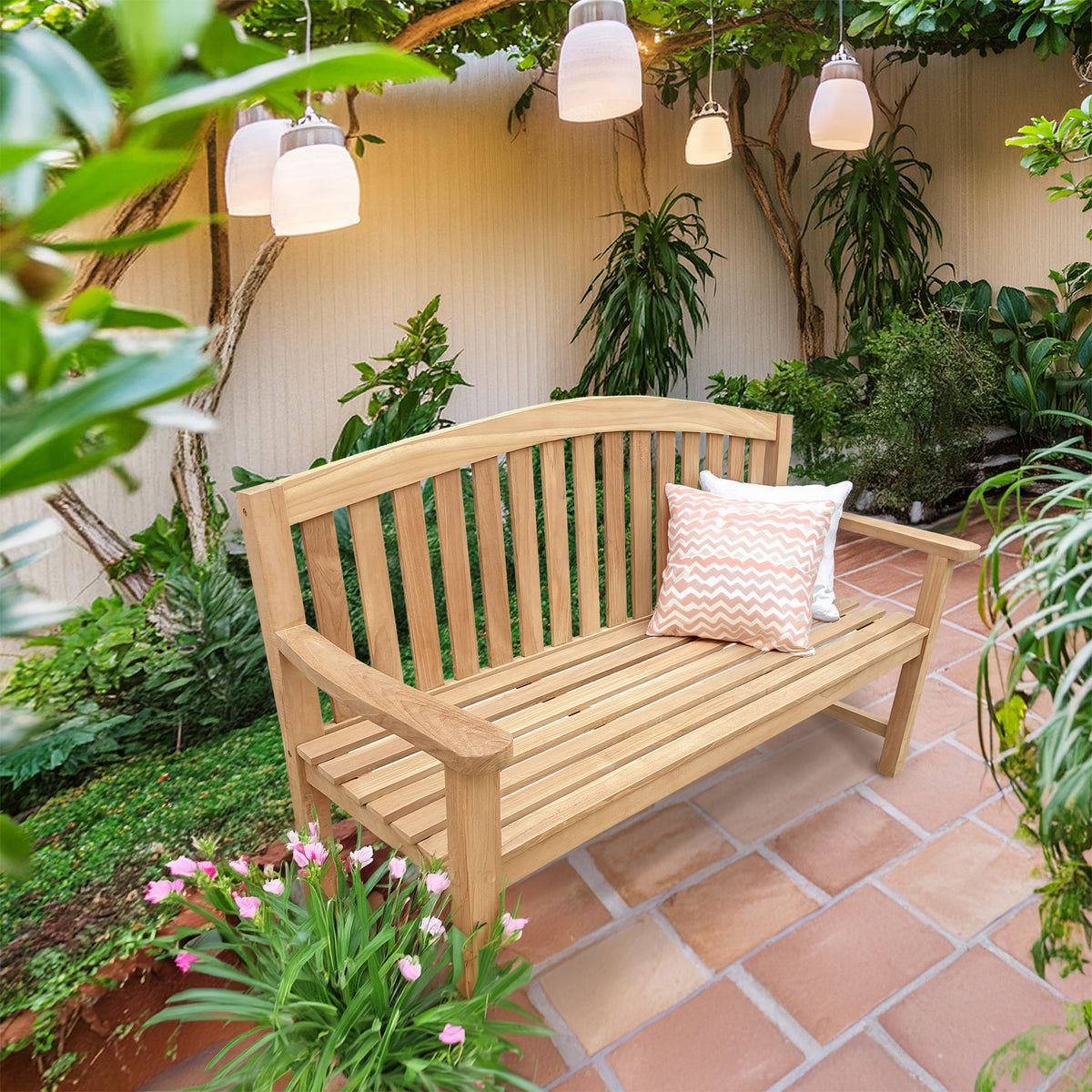 Teak Wood San Jose Outdoor Bench, 5 Foot – Seven Seas Teak