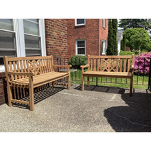 Load image into Gallery viewer, Teak Wood Arizona Outdoor Patio Bench, 4 Foot
