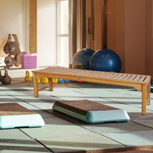 Load image into Gallery viewer, Teak Wood Salinas 6 Foot Bench for Home Gym, Yoga Studio or Exercise Room