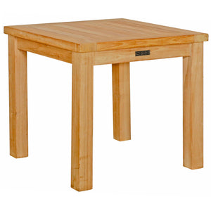 Teak Wood Somers Bathroom Side Table, Large
