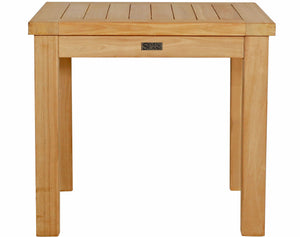 Teak Wood Somers Bathroom Side Table, Large