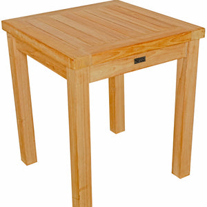 Teak Wood Somers Bathroom Side Table, Small