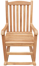 Load image into Gallery viewer, Teak Wood Salvador Outdoor Rocking Chair