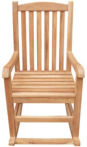 Teak Wood Salvador Outdoor Rocking Chair