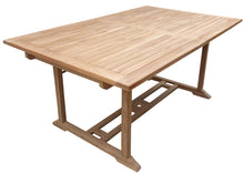 Load image into Gallery viewer, Teak Wood San Juan Rectangular Outdoor Extension Table