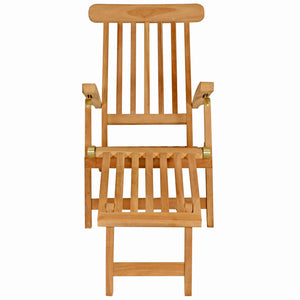 Teak Wood Siesta Key Outdoor Steamer Chair