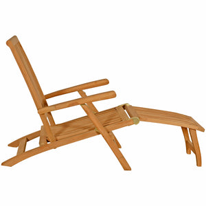Teak Wood Acapulco Outdoor Steamer Chair