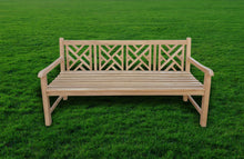 Load image into Gallery viewer, Teak Wood Saint Thomas Outdoor Bench, 6 Foot