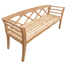 Load image into Gallery viewer, Teak Wood Montana Outdoor Patio Bench, 6 Foot