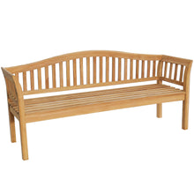 Load image into Gallery viewer, Teak Wood Oklahoma Outdoor Patio Bench, 6 Foot